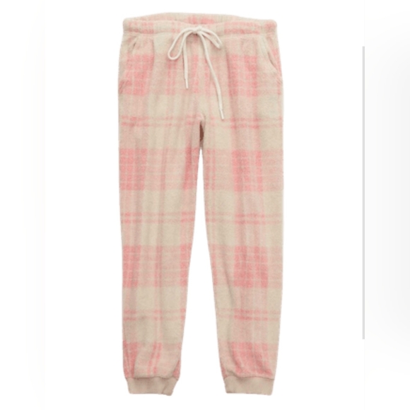 NWT Aerie Snowed In Fleece Jogger Pants - Picture 2 of 2